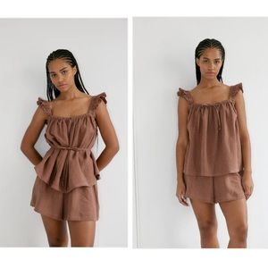 Boheme Goods Ruffle Top